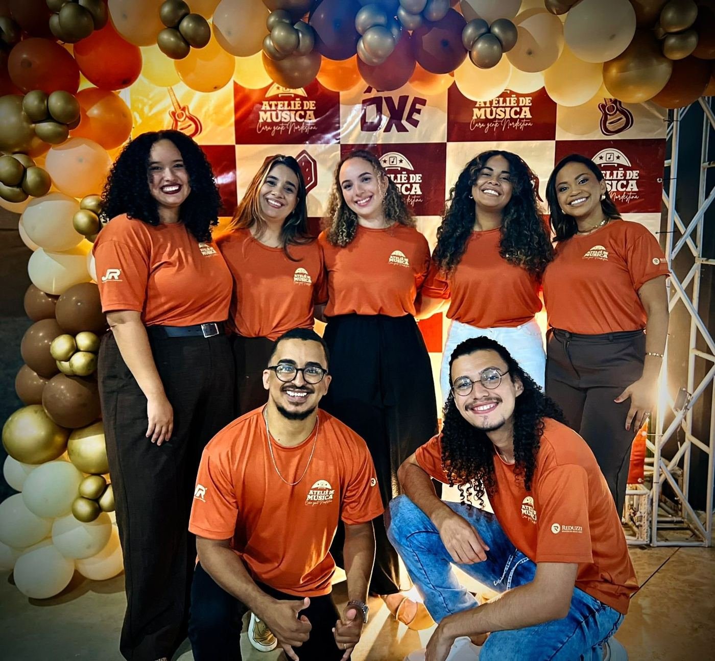 Equipe de professores do Ateliê de Música